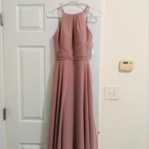 Azazie Dusty Rose Melinda Dress